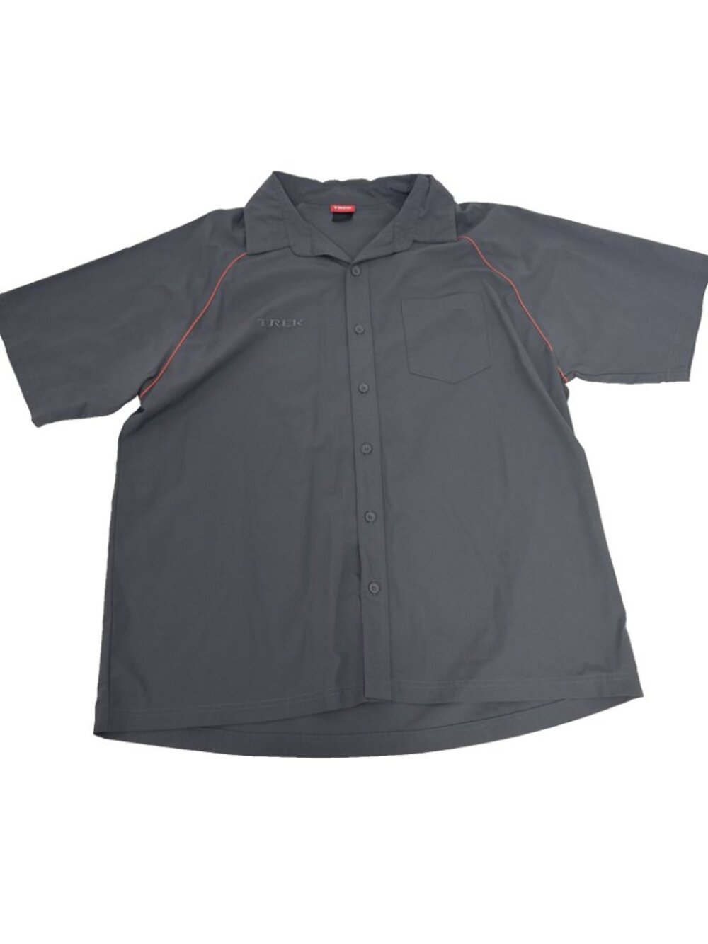 Trek Bicycles Gray Button Mechanics Shirt Mens Size XXL - Picture 2 of 7